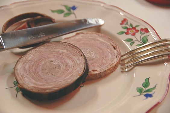 L'andouille, a speciality of Lyon