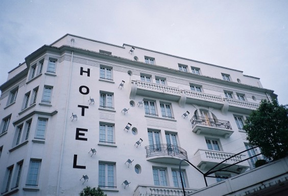 Façade d'un hôtel à Lyon