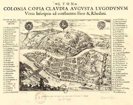 Plan de Lugdunum